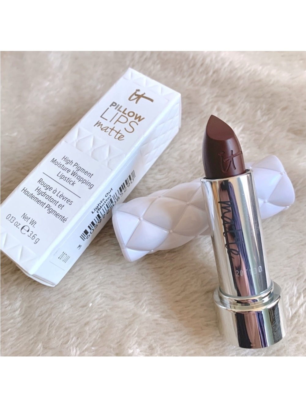 It Cosmetics Pillow Lips Matte Lipstick In Lights Out BNIB
